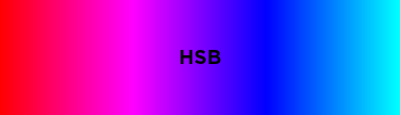 HSB interpolaiton of red and aqua