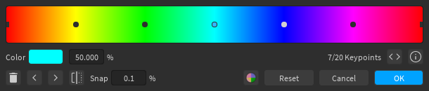 Gradient editor