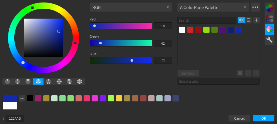 Color editor