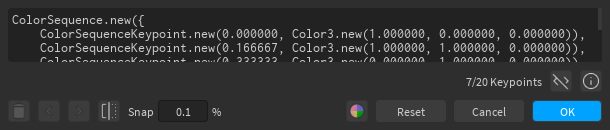 ColorSequence code